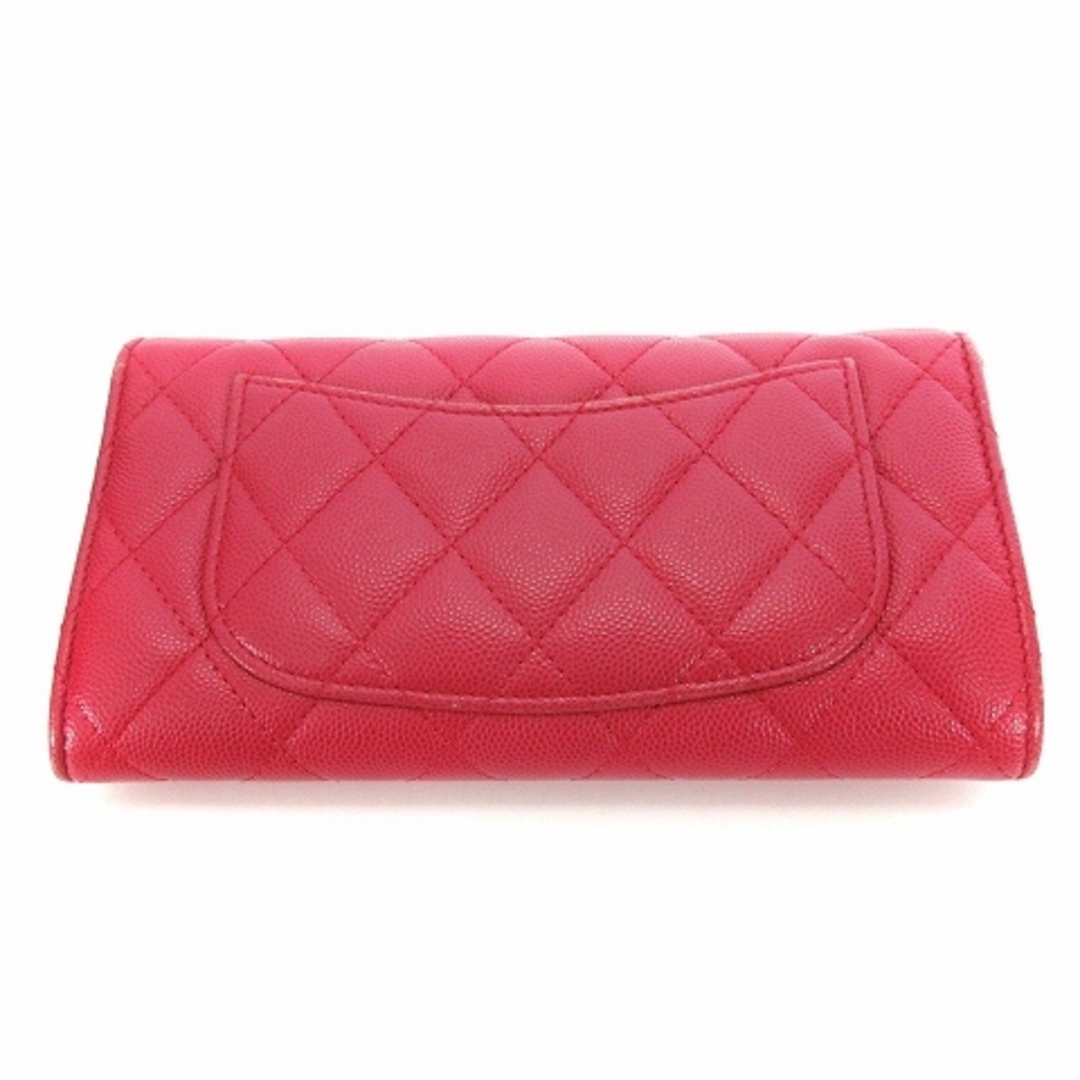 CHANEL - シャネル マトラッセ キャビアスキン クラシック フラップ 長