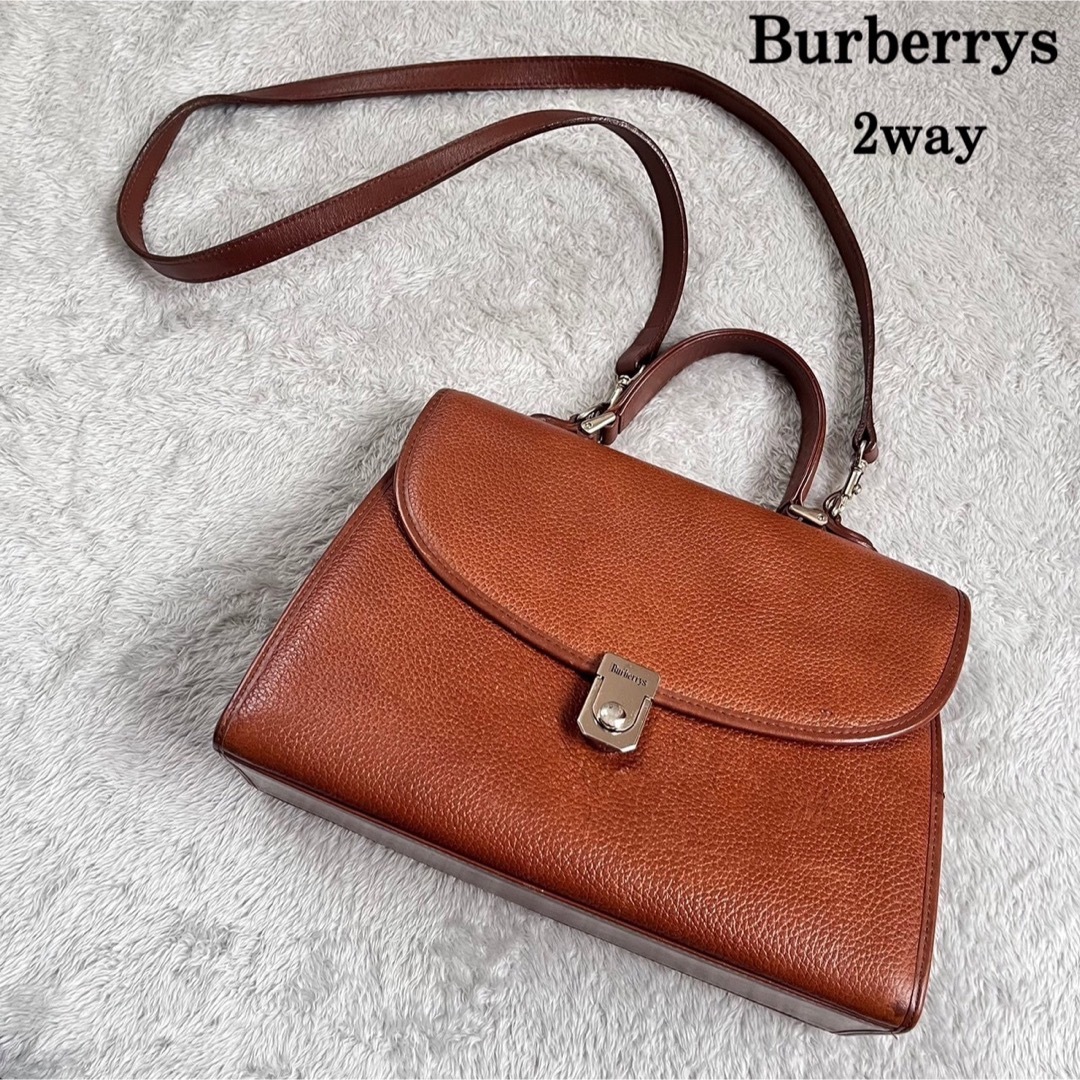 BURBERRY(バーバリー)の【中古・極美品】Burberrys 2wayハンドバッグ　内側ノバチェック レディースのバッグ(ハンドバッグ)の商品写真