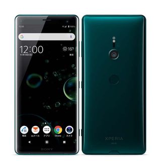 ソニー(SONY)の【中古】 SOV39 XPERIA XZ3 フォレストグリーン SIMフリー 本体 au スマホ ソニー  【送料無料】 sov39gr7mtm(スマートフォン本体)