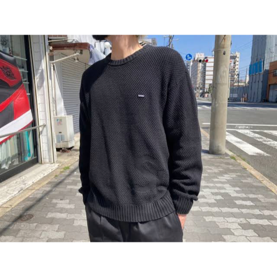 ニット/セーターsupreme Open Knit Small Box Sweater XL