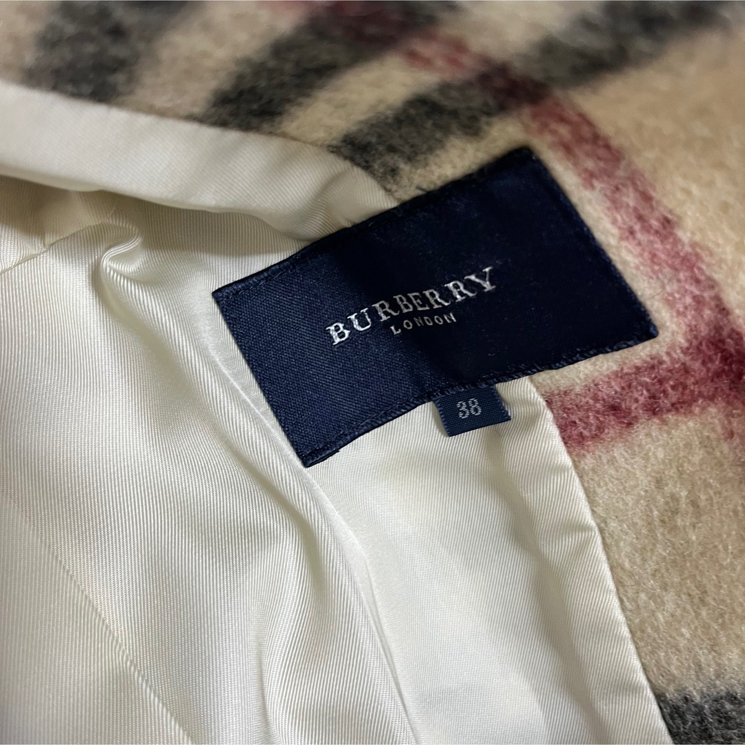 希少 BURBERRYバーバリーロンドン ノバチェック チェスターコート