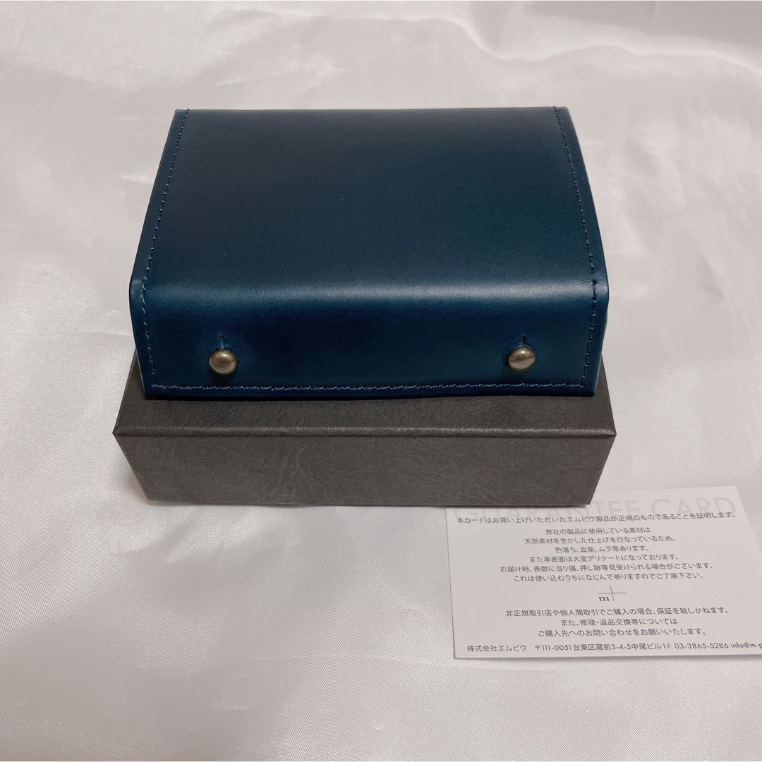m+ エムピウ ミッレフォッリエⅡ P25 blueブルー 新品未使用 箱付き-