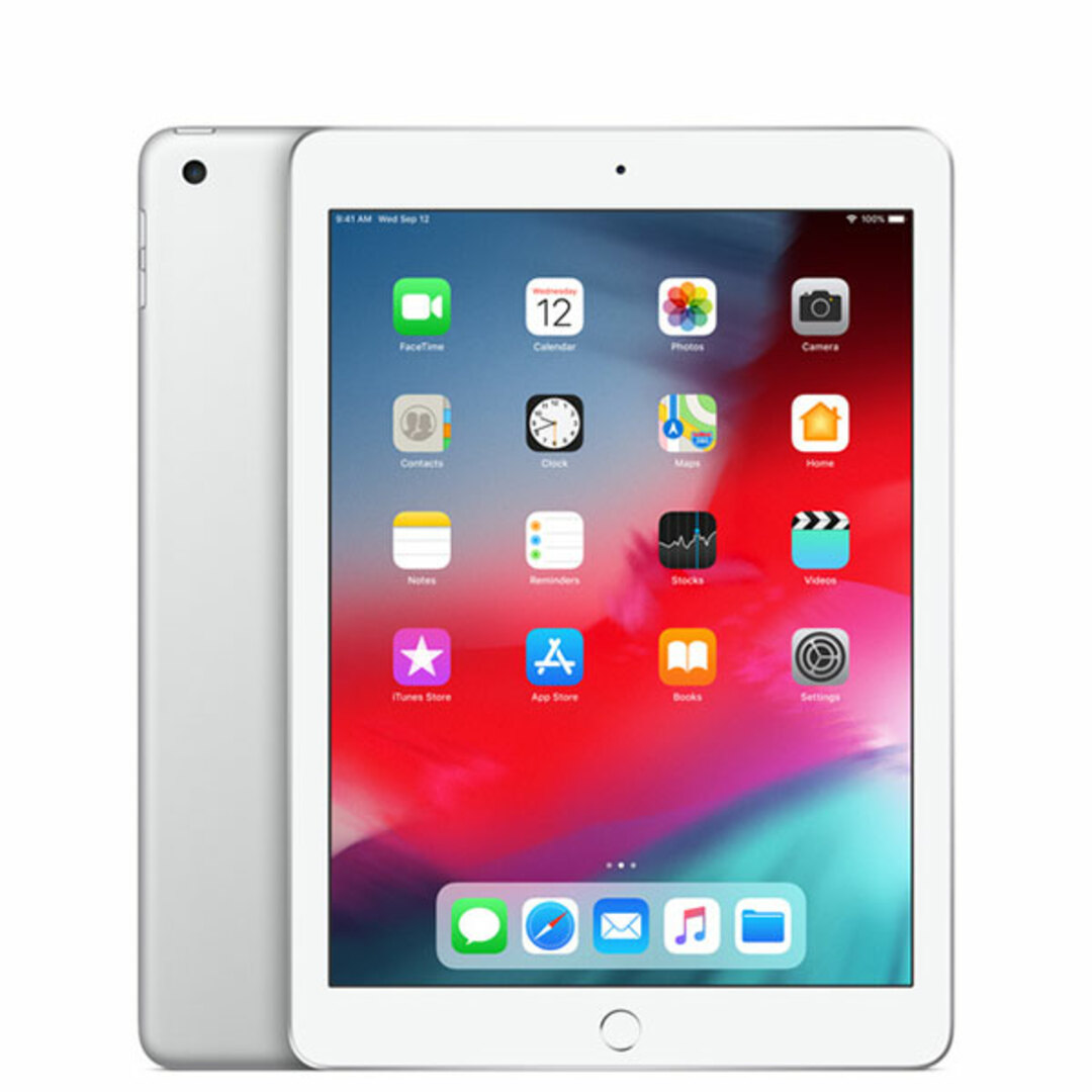 iPad 第6世代 128GB 良品 SIMフリー Wi-Fi+Cellular シルバー A1954 9.7インチ 2018年 iPad6 本体 タブレット アイパッド アップル apple【送料無料】 ipd6mtm1244