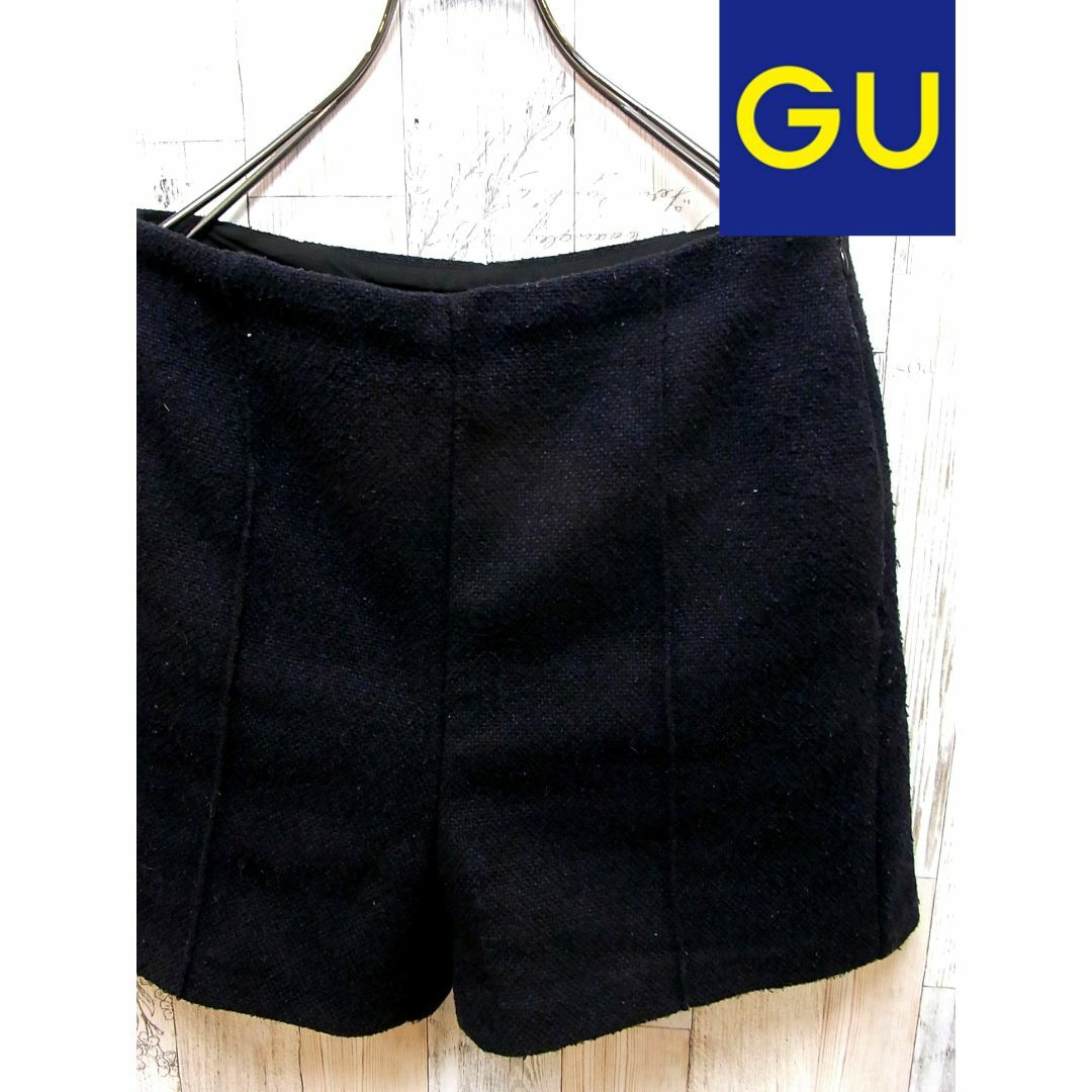 GU(ジーユー)のジーユー GU ショートパンツ XL ネイビー レディースのパンツ(ショートパンツ)の商品写真