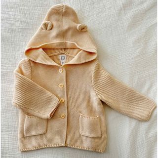 ギャップキッズ(GAP Kids)の【新品】GAP  くま耳カーディガン(カーディガン/ボレロ)