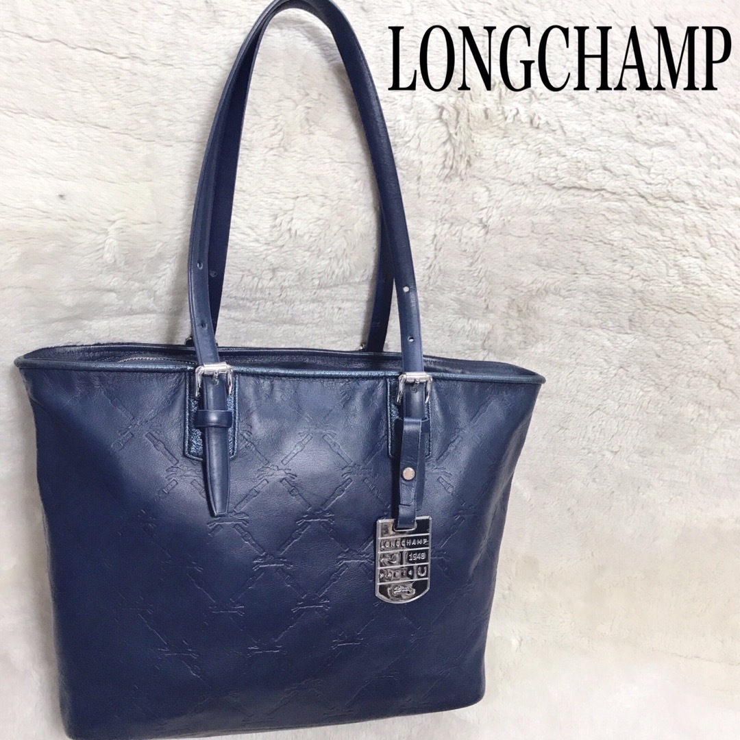 トグル内側【美品】ロンシャン LONGCHAMP  ロゾ オールレザー トートバッグ  L