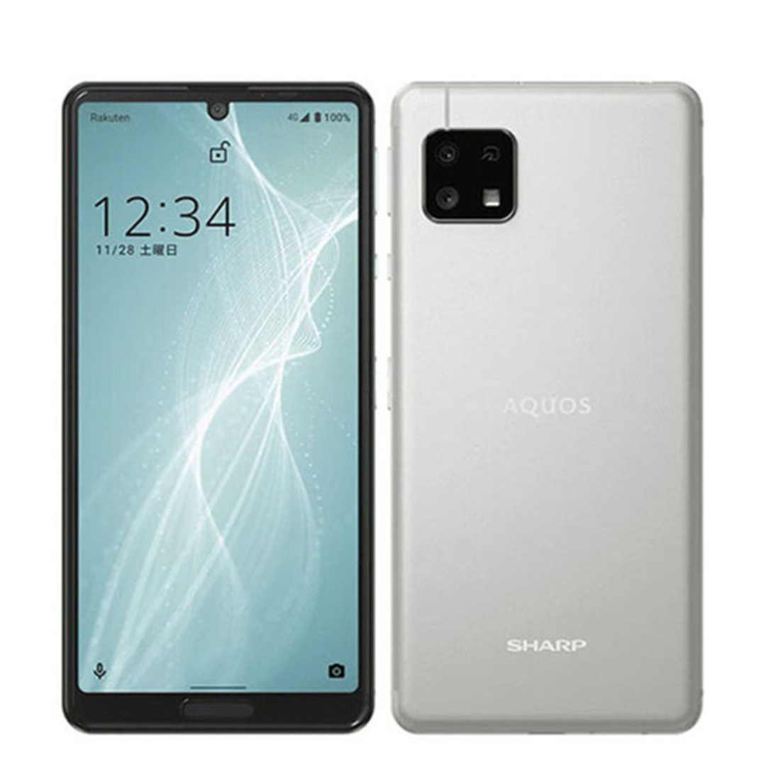 SHARP - 【中古】 AQUOS sense4 lite SH-RM15 シルバー SIMフリー 本体