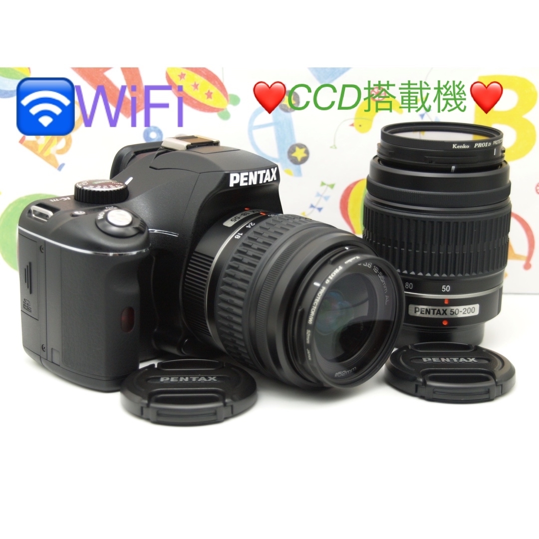 PENTAX - ❤️Wi-Fi❤️ペンタックス k-m 一眼レフカメラ(ダブルズーム