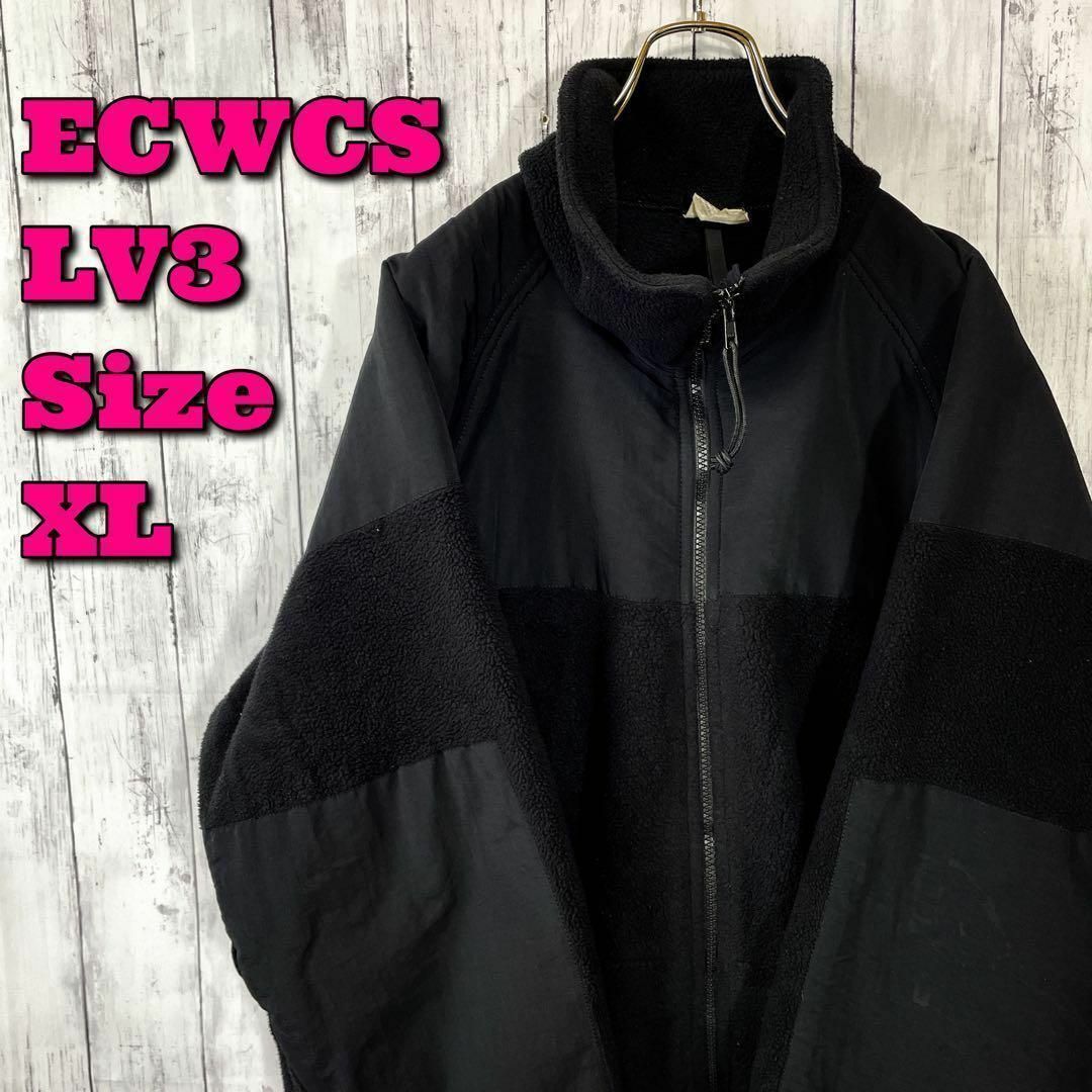 ECWCS　GE2LV3　サイズＬ　ポーラテックフリースジャケット　黒メンズ