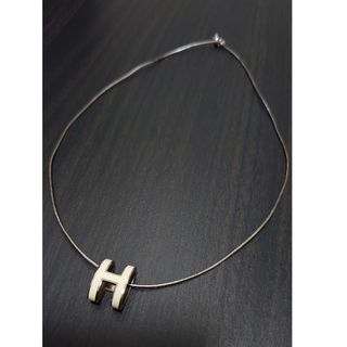 HERMES リシネチョーカー ネックレス ワイヤー プラスティック レディース