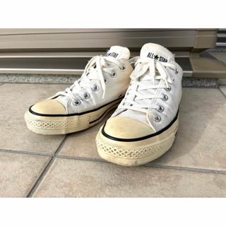 コンバース(CONVERSE)のCONVERSE コンバースオールスターキャンバスOX  ホワイト　26.5cm(スニーカー)