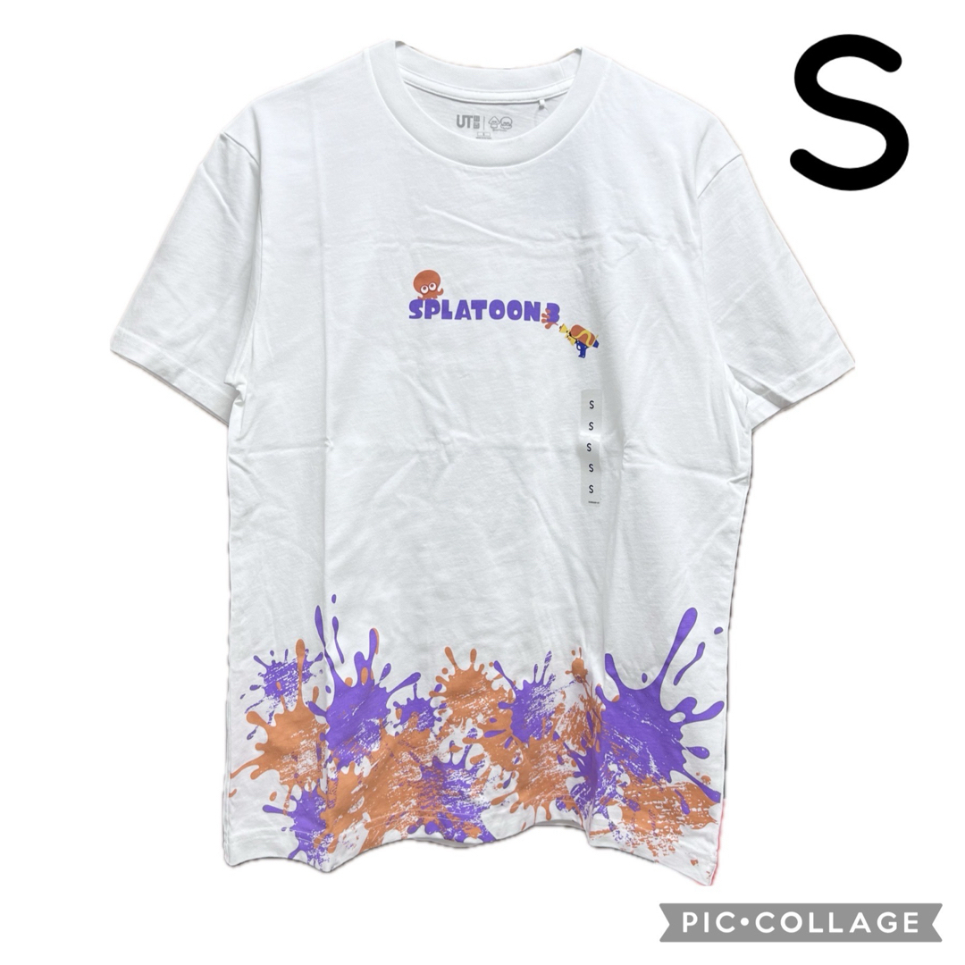 UNIQLO(ユニクロ)の♥︎ベイ☆様専用♥︎ユニクロ スプラトゥーン3 Tシャツ ホワイト タコ S メンズのトップス(Tシャツ/カットソー(半袖/袖なし))の商品写真