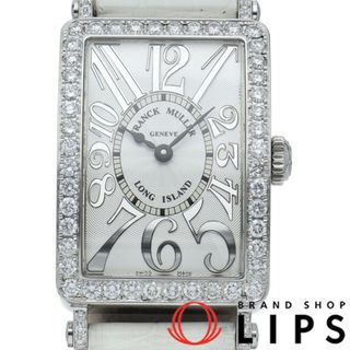 フランクミュラー(FRANCK MULLER)のフランク ミュラー ロング アイランド ウォッチ ダイヤベゼル 世界限定50本 Long Island 902QZDP 箱 保証書(並行) SS/革 レディース時計 シルバー 仕上げ済 美品 【中古】(腕時計)