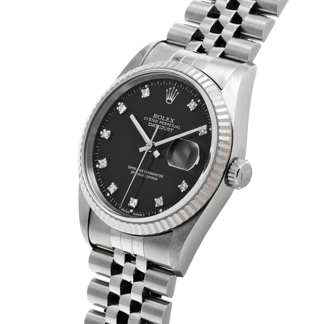 ロレックス ROLEX 16234G W番(1996年頃製造) ブラック /ダイヤモンド メンズ 腕時計