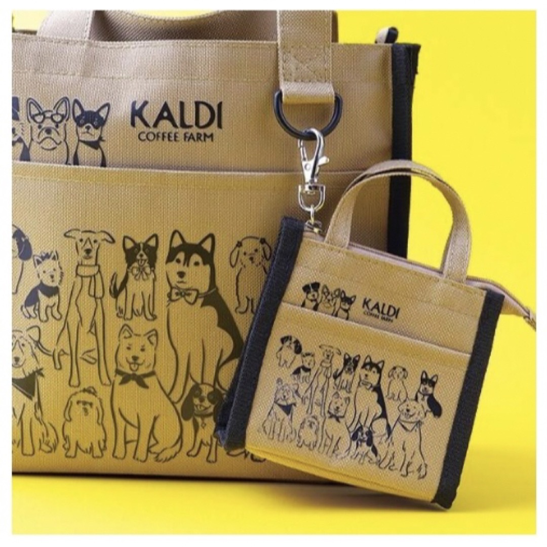 KALDI(カルディ)のKALDI いぬの日バック、ミニミニポーチ レディースのバッグ(トートバッグ)の商品写真