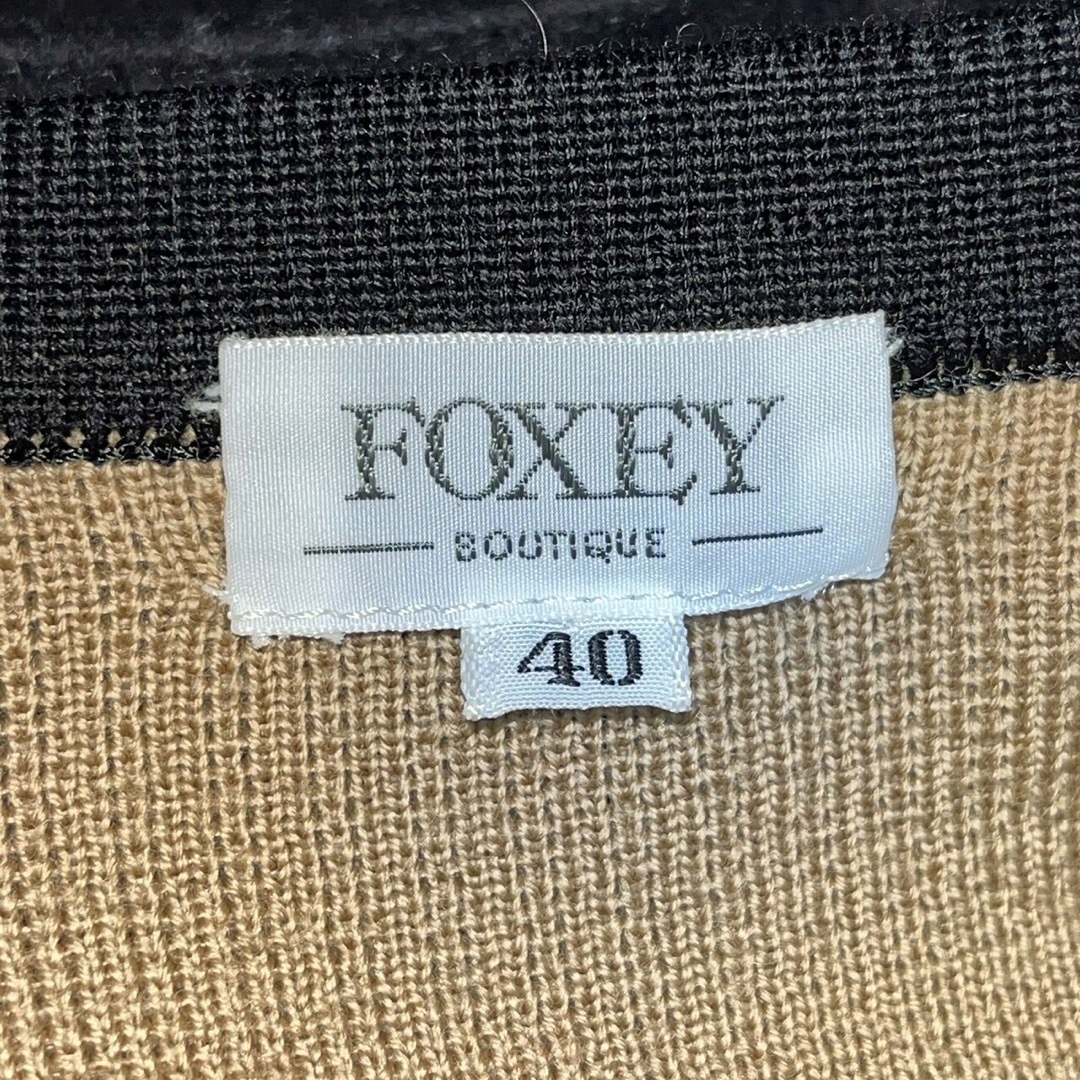 FOXEY BOUTIQUE フォクシー カーディガン ウール トップス 40