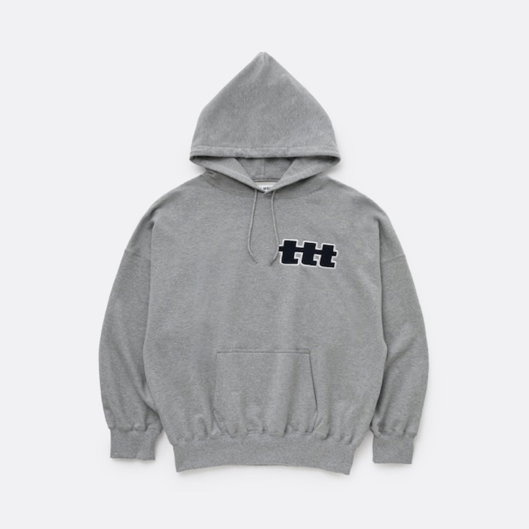 人気カラー再販 TTT MSW TTT logo hoodie (gray) Mサイズ