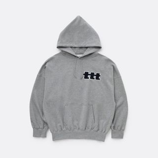 ティー(TTT_MSW)のTTT MSW TTT logo hoodie (gray) Mサイズ(パーカー)