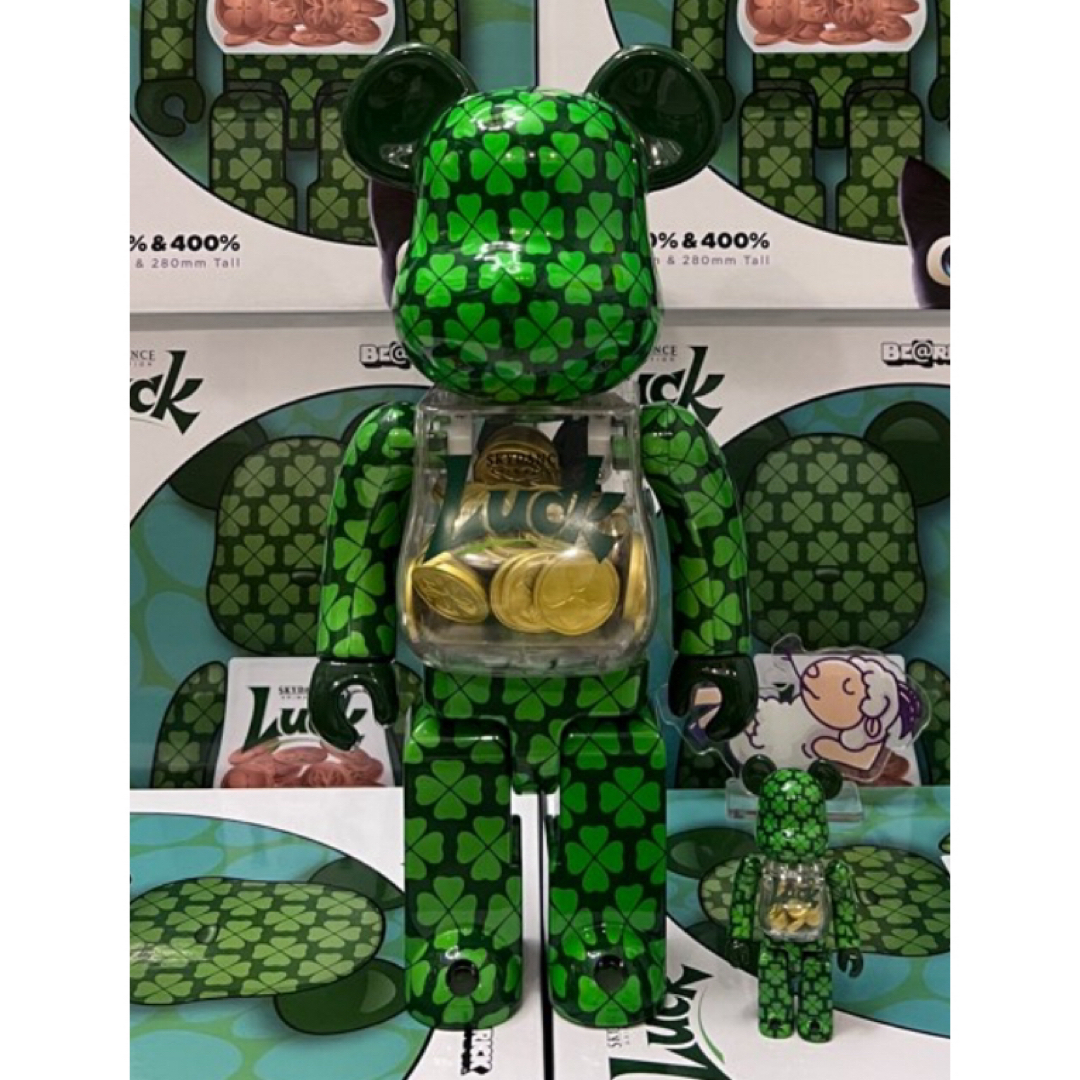 MEDICOM TOY - BE@RBRICK LUCK 100% & 400%の通販 by Fung's MEDICOM TOY - BE@RBRICK LUCK 100% & 400%の通販 by Fung's