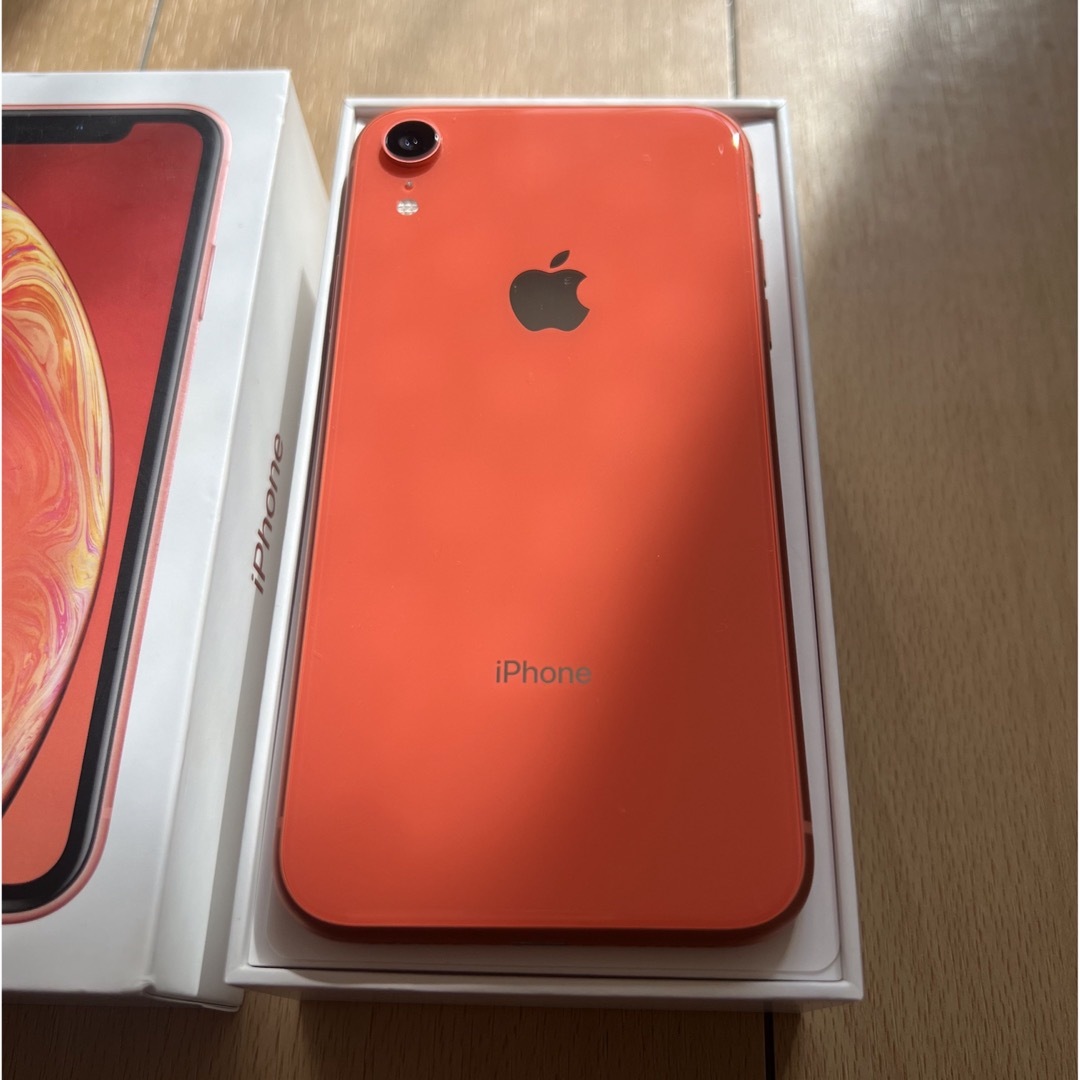 iPhone XR Coral 64GB SIMフリー 新品同様 - スマートフォン/携帯電話