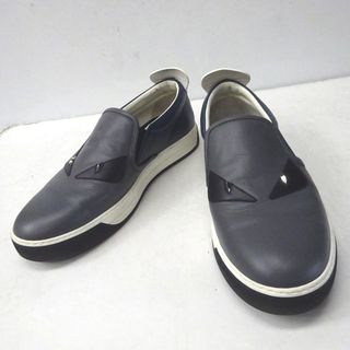 【新品未使用】 FENDI フェンディ Embroidered fabric espadrilles エスパドリーユ シューズ 靴 7P1359AAWB 【8.5：約27.5cm/TABACCO】