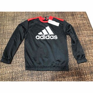 アディダス(adidas)の新品•未使用　adidas トレーナー　黒　140(Tシャツ/カットソー)