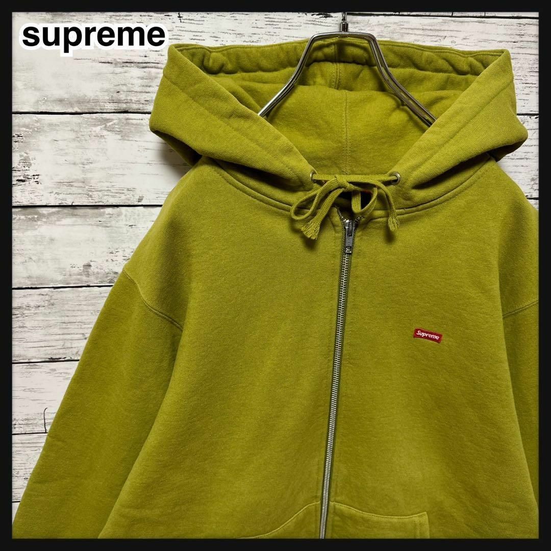 Supreme - 904【美品】シュプリーム☆刺繍スモールボックスロゴ ジップ