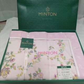 ミントン(MINTON)のミントン　綿毛布　シングル　ピンク(毛布)