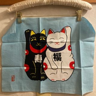 ☆ 浅草 染絵てぬぐい ふじ屋 様 現在販売なし 招き猫 手ぬぐい ☆(その他)