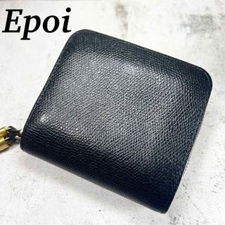 Epoi - 【即日発送】EPOI エポイ 二つ折り財布 ラウンドファスナー ブラック