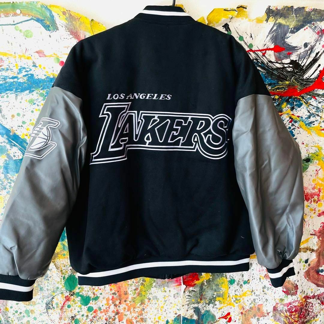 レイカース ジャケット LAKERS ジャンパー身幅68cm - スタジャン レイカース ジャケット LAKERS ジャンパー身幅68cm - スタジャン