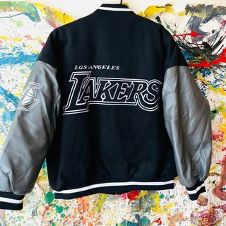 ロサンゼルス・レイカーズ スタジャン ブルゾン バスケ NBA Lakers(スタジャン)