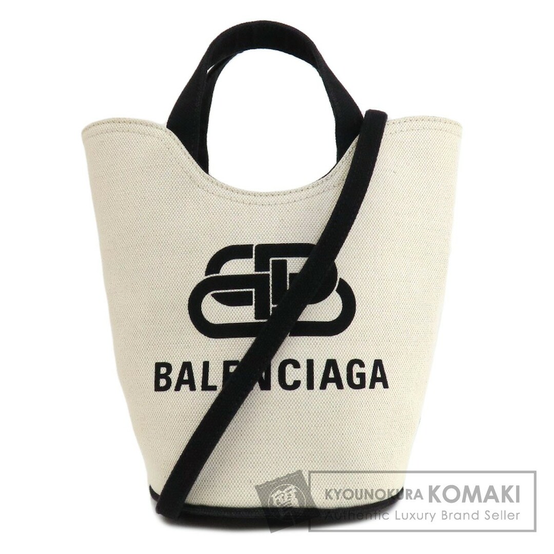 Balenciaga(バレンシアガ)のBALENCIAGA 619979 バケツバッグ 2WAY ハンドバッグ キャンバス レディース レディースのバッグ(ハンドバッグ)の商品写真