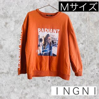 イング(INGNI)の【裏起毛トレーナー】　オーバーサイズ　INGNI (トレーナー/スウェット)