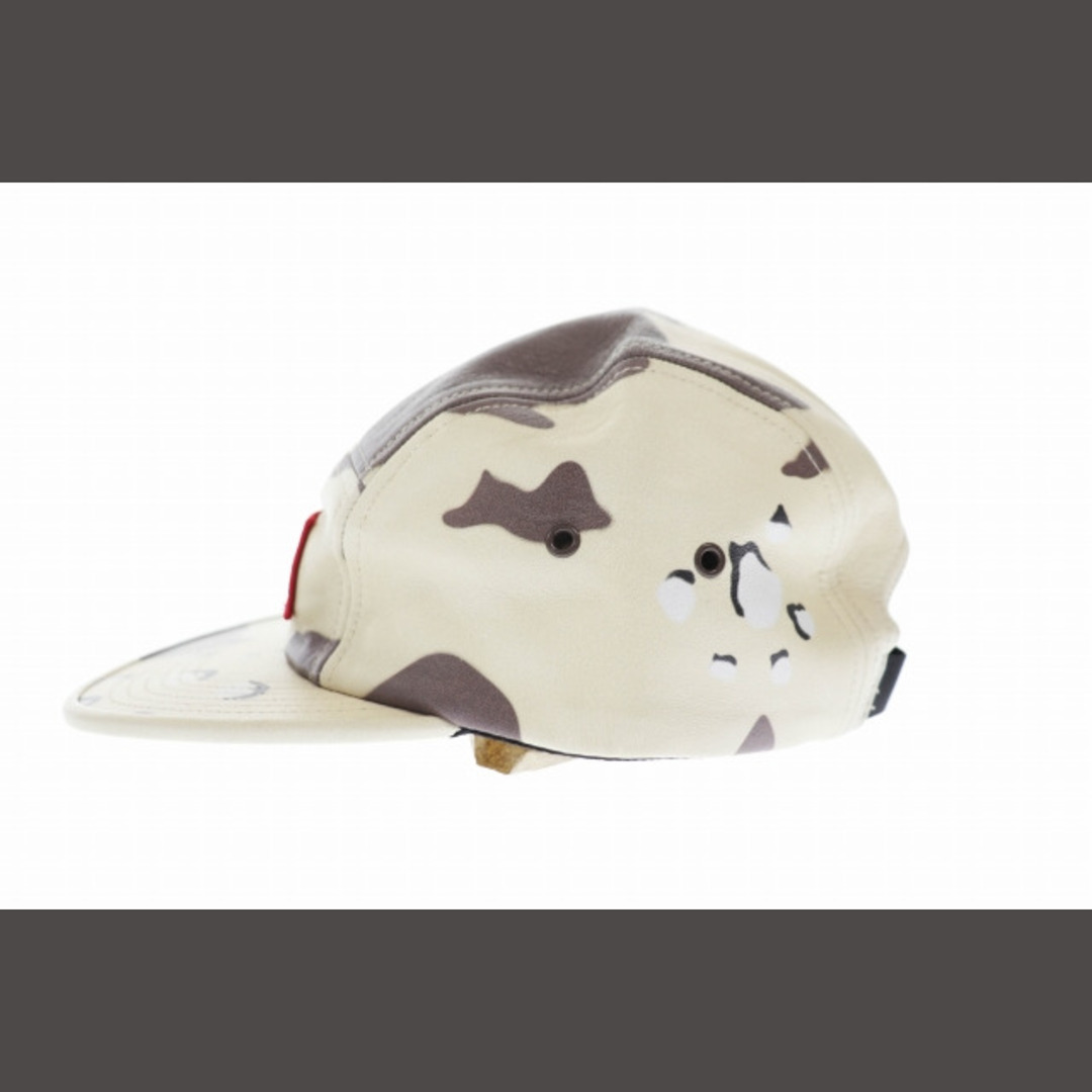 Supreme(シュプリーム)のSUPREME Leather Camp Cap Desert Camo メンズの帽子(その他)の商品写真