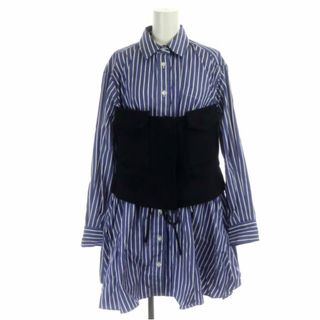 サカイ(sacai)のsacai ビスチェワンピース(ひざ丈ワンピース)