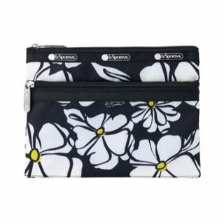 レスポートサック(LeSportsac)の【eclat 2023年4月号付録】レスポートサックWファスナー大人の花柄ポーチ(ポーチ)