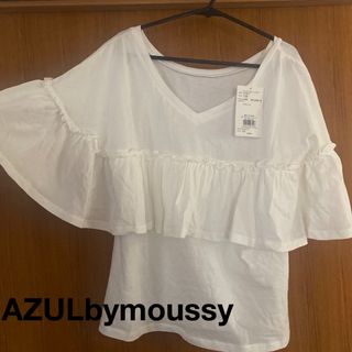 アズールバイマウジー(AZUL by moussy)のAZULbymoussy   フリル　トップス(シャツ/ブラウス(半袖/袖なし))