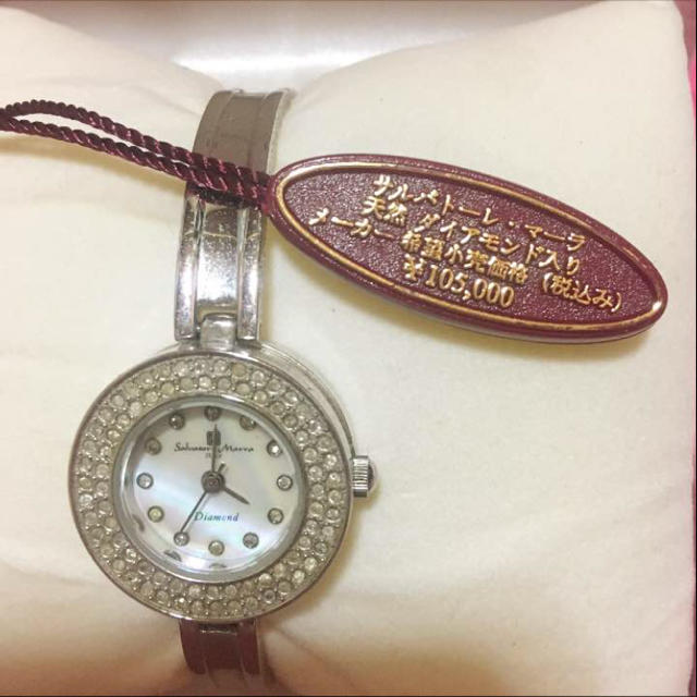 Salvatore Marra(サルバトーレマーラ)のサルバトーレマーラのダイヤ腕時計 レディースのファッション小物(腕時計)の商品写真