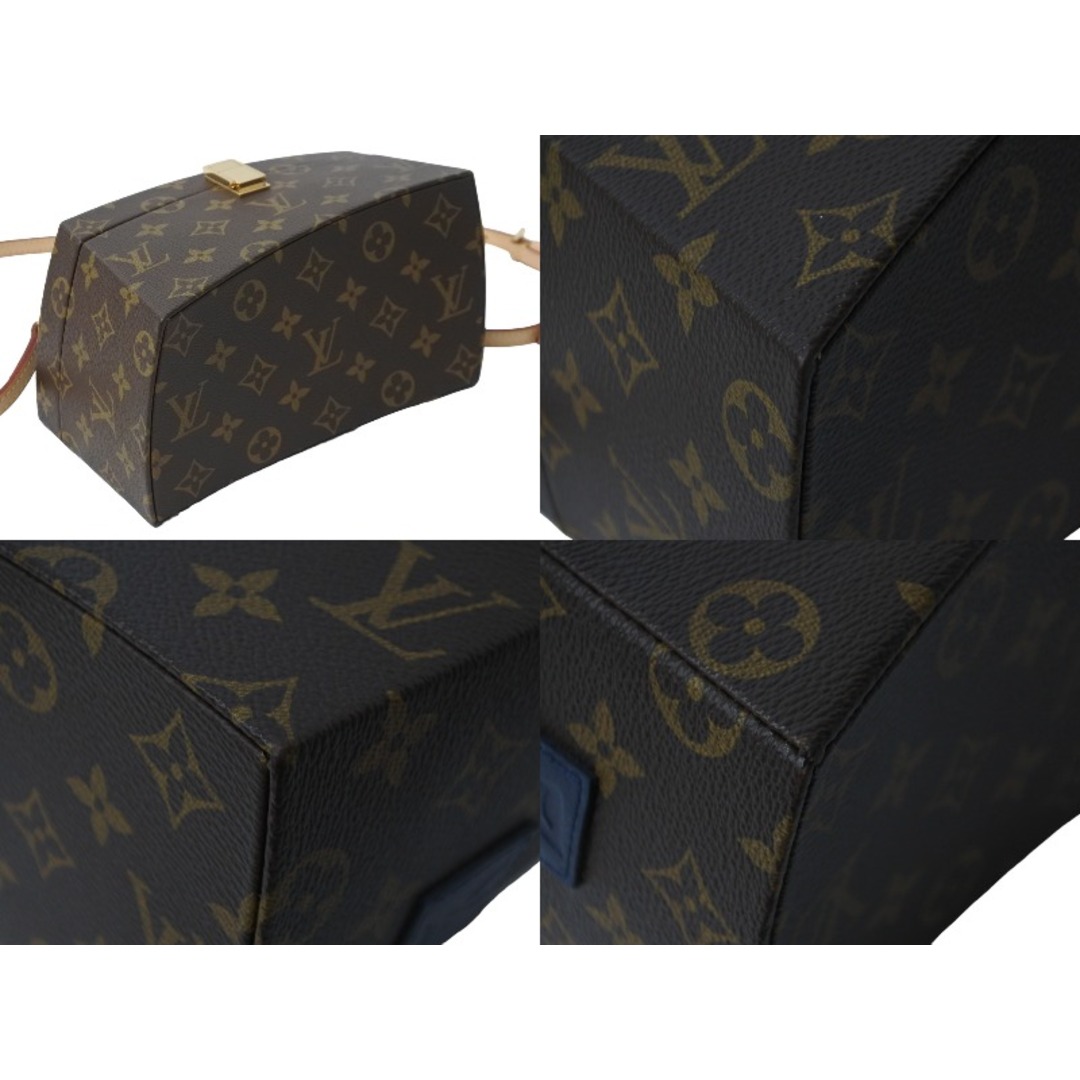 LOUIS VUITTON(ルイヴィトン)の新品同様 LOUIS VUITTON ルイヴィトン ツイステッドボックス 2WAYバッグ M40275 フランクゲーリー ブラウン ゴールド 中古 56738 インテリア/住まい/日用品の日用品/生活雑貨/旅行(旅行用品)の商品写真