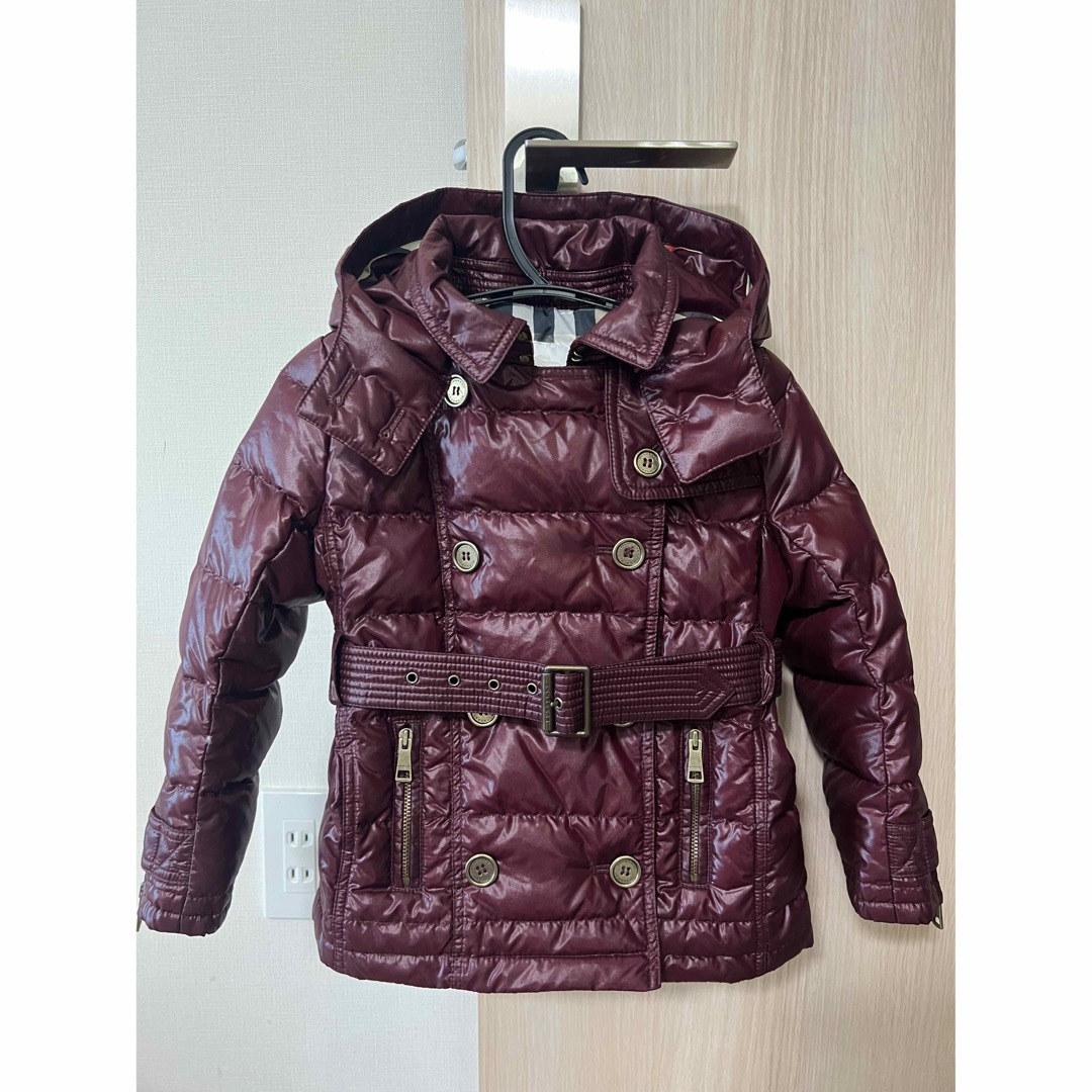 BURBERRY(バーバリー)のバーバリーチルドレン　4Y ワインレッド キッズ/ベビー/マタニティのキッズ服女の子用(90cm~)(ジャケット/上着)の商品写真