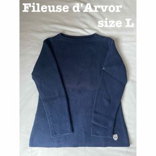 フィルーズダルボー(Fileuse ｄ'Arvor)のFileuse d'Arvor  フィールズダルボー DOUARNENEZ 紺(ニット/セーター)