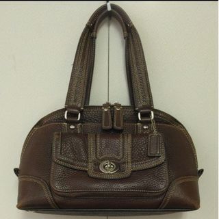 コーチ(COACH)のコーチ ハンプトンズ レザー ジップ サッチェル ハンドバッグ 13963(ショルダーバッグ)