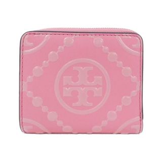 【✨新品未使用品✨】TORY BURCH 折り財布　Tモノグラム　パープピンク