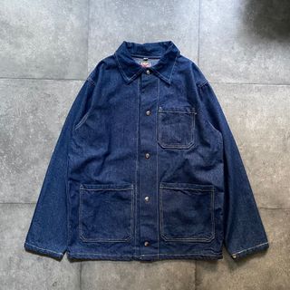 90s hermosa work clothing カバーオール USA製 濃紺(Gジャン/デニムジャケット)