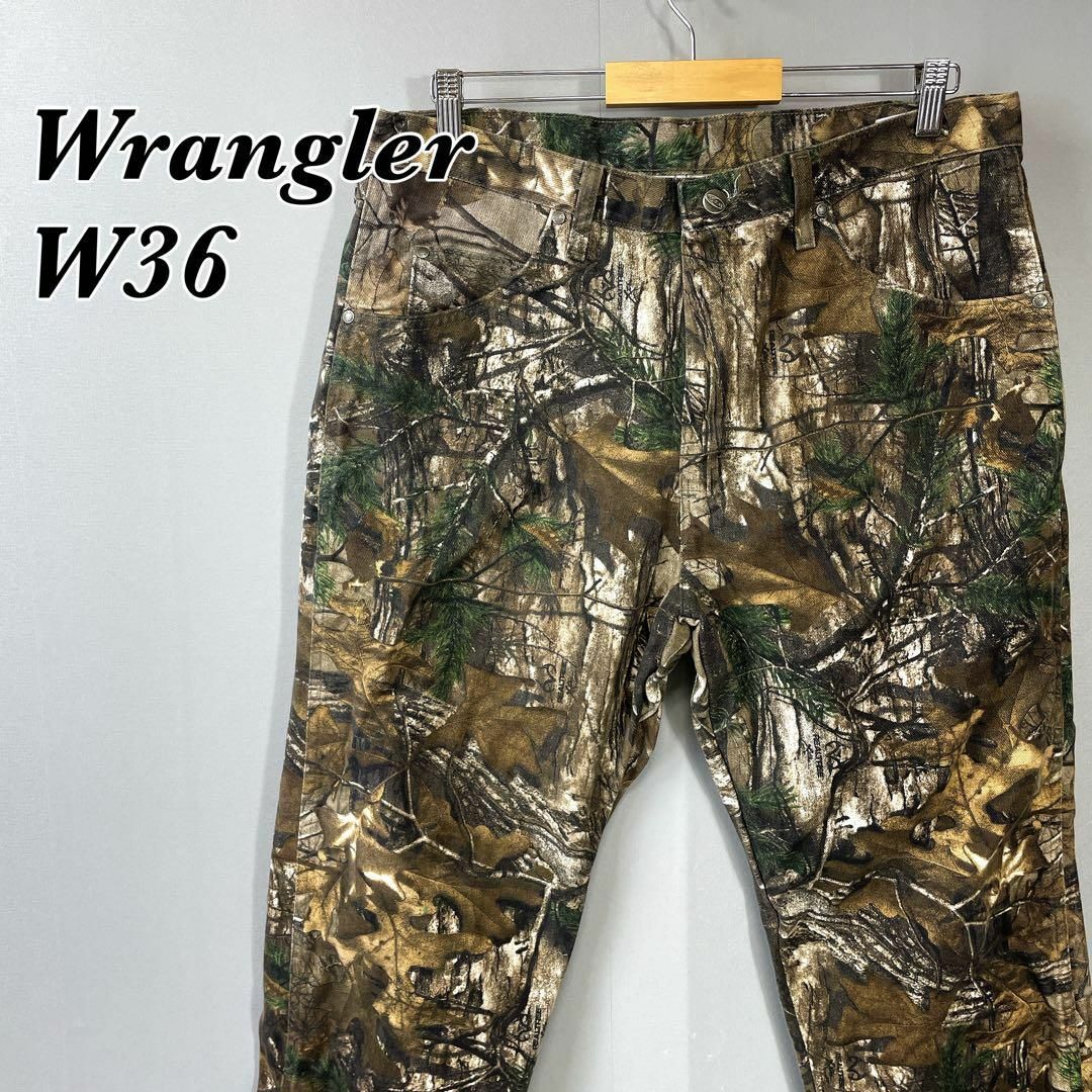 Wrangler(ラングラー)のラングラー　リアルツリー　ワークパンツ　カモフラージュ　カモフラ　メンズ　古着 メンズのパンツ(ワークパンツ/カーゴパンツ)の商品写真