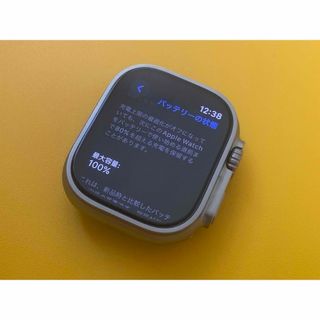 保証2024.05.22 Apple watch ULTRA 電池100%(その他)