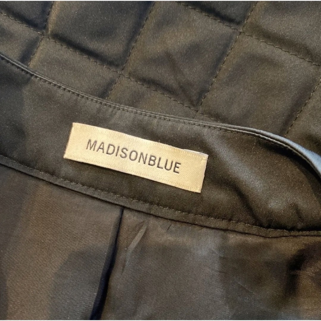 MADISONBLUE(マディソンブルー)のMADISONBLUE マディソンブルー　キルティングジャケット　ブラック レディースのジャケット/アウター(ブルゾン)の商品写真