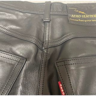 AERO LEATHER 1990年代　激レア　馬革レザーパンツ　32