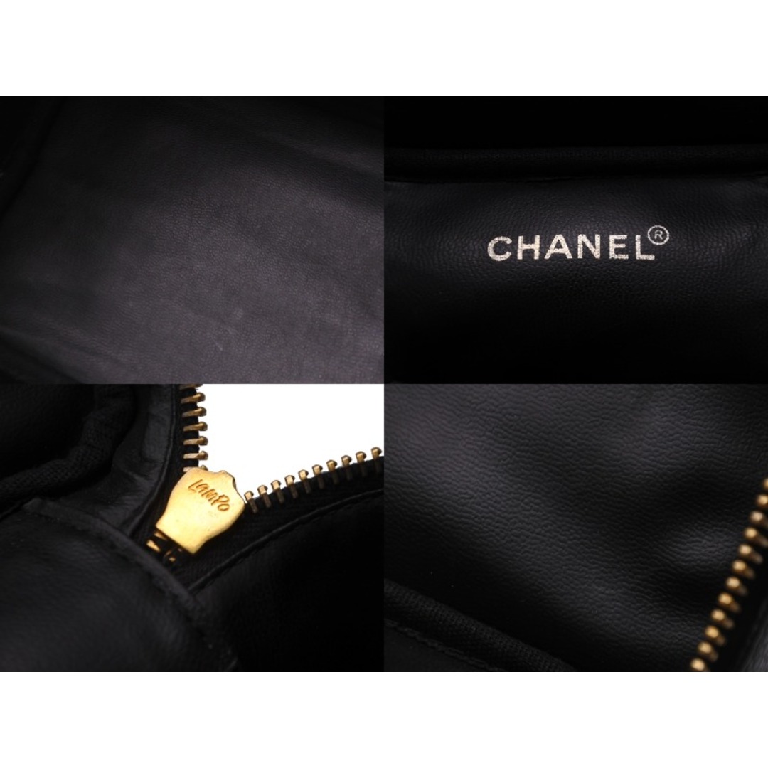 CHANEL - 極美品 CHANEL シャネル 縦型 バニティ バッグ キャビア